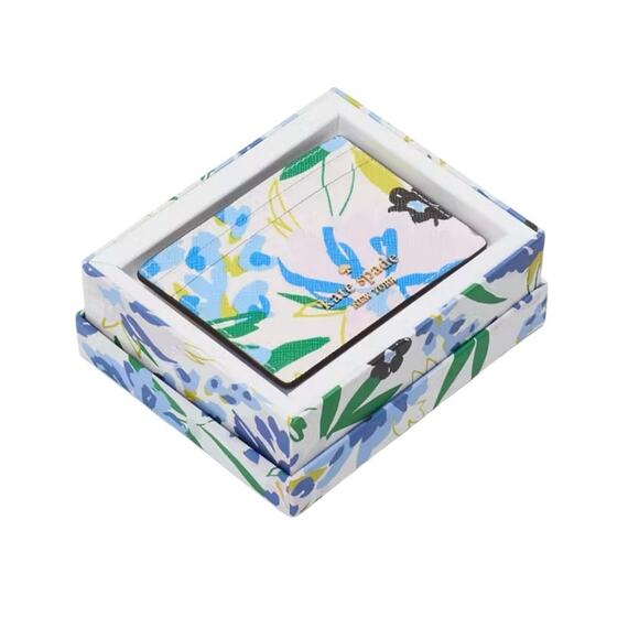 Kate Spade New York Authentic Boxed Madison Floral Small SlimCard Holder NEW - Picture 5 of 5